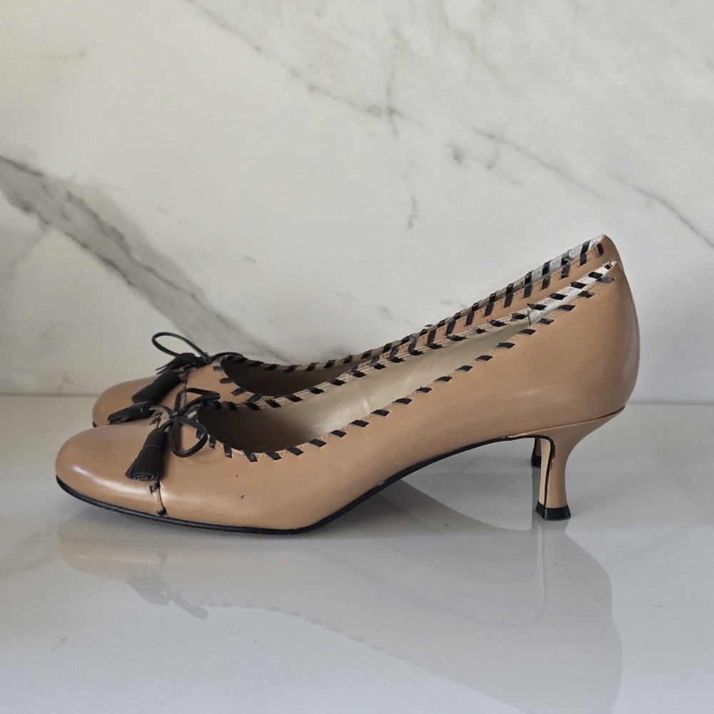 Karen Scott | Tan Women's Round Toe Pump Heels Size 10